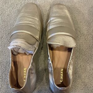 Cole Haan Women's Metallic gold Loafers